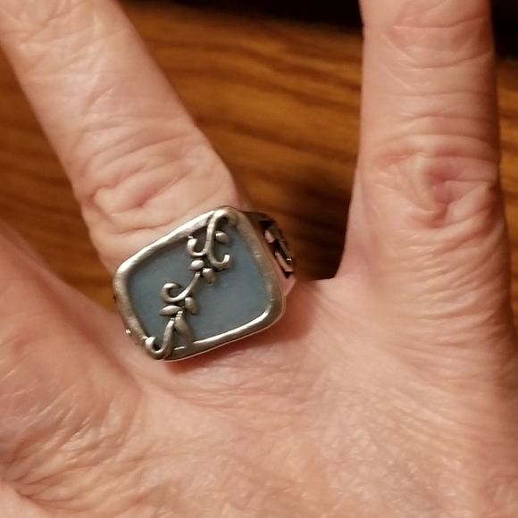 Silpada Sterling Silver & Blue Quartz Ring - Picture 13 of 13